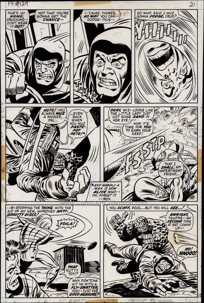 Fantastic Four #129 page 21 by John Buscema and Joe Sinnott