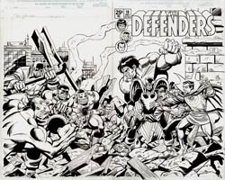 Defenders #18 Cover Commission